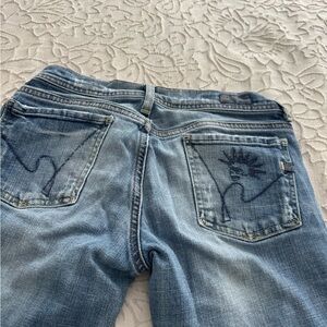 Multiples, 4. 1996-1999 blue low rise jeans.
